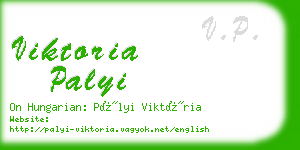 viktoria palyi business card